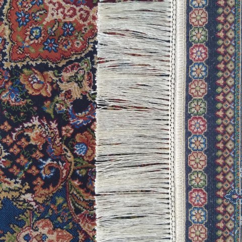 Dywan Ekskluzywny Qum Silk 06 Navy 160 x 230 cm granatowy Dywan Ekskluzywny Qum Silk 06 Navy 160 x 230 cm granatowy