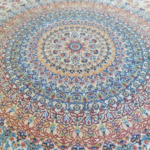 Dywan Ekskluzywny Qum Silk 07 Cream 160 x 230 cm kremowy Dywan Ekskluzywny Qum Silk 07 Cream 160 x 230 cm kremowy