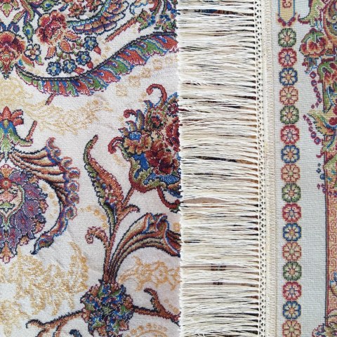 Dywan Ekskluzywny Qum Silk 08 Cream 160 x 230 cm kremowy Dywan Ekskluzywny Qum Silk 08 Cream 160 x 230 cm kremowy