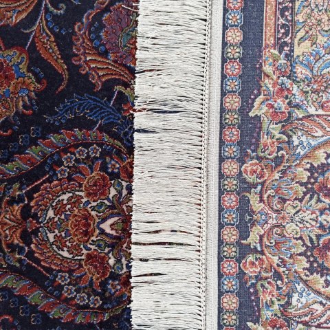Dywan Ekskluzywny Qum Silk 08 Navy 160 x 230 cm granatowy Dywan Ekskluzywny Qum Silk 08 Navy 160 x 230 cm granatowy