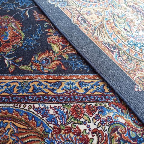 Dywan Ekskluzywny Qum Silk 08 Navy 160 x 230 cm granatowy Dywan Ekskluzywny Qum Silk 08 Navy 160 x 230 cm granatowy