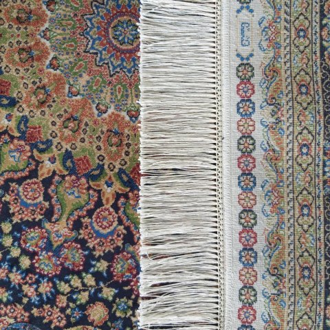 Dywan Ekskluzywny Qum Silk 09 Navy 160 x 230 cm granatowy Dywan Ekskluzywny Qum Silk 09 Navy 160 x 230 cm granatowy