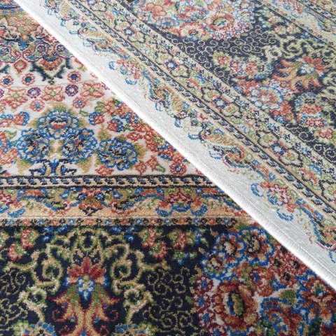 Dywan Ekskluzywny Qum Silk 09 Navy 200 x 300 cm granatowy Dywan Ekskluzywny Qum Silk 09 Navy 200 x 300 cm granatowy