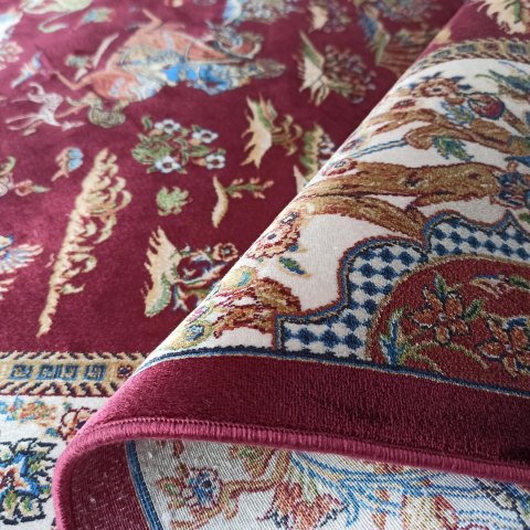 Dywan Ekskluzywny Qum Silk 10 Red 200 x 300 cm czerwony Dywan Ekskluzywny Qum Silk 10 Red 200 x 300 cm czerwony