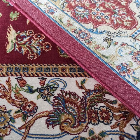 Dywan Ekskluzywny Qum Silk 10 Red 200 x 300 cm czerwony Dywan Ekskluzywny Qum Silk 10 Red 200 x 300 cm czerwony