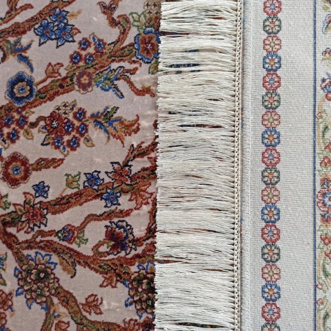 Dywan Ekskluzywny Qum Silk 11 Cream 200 x 300 cm kremowy Dywan Ekskluzywny Qum Silk 11 Cream 200 x 300 cm kremowy