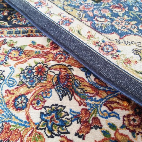 Dywan Ekskluzywny Qum Silk 11 Navy 160 x 230 cm granatowy Dywan Ekskluzywny Qum Silk 11 Navy 160 x 230 cm granatowy