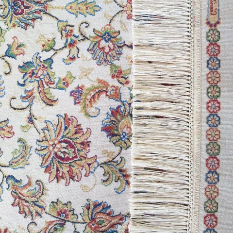 Dywan Ekskluzywny Qum Silk 12 Cream 200 x 300 cm kremowy Dywan Ekskluzywny Qum Silk 12 Cream 200 x 300 cm kremowy