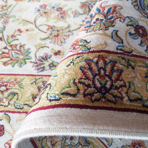 Dywan Ekskluzywny Qum Silk 12 Cream 200 x 300 cm kremowy Dywan Ekskluzywny Qum Silk 12 Cream 200 x 300 cm kremowy