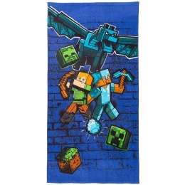 Ręcznik bawełniany 70x140 Minecraft Smok