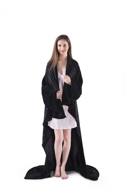 Frankhauer Koc LENIWY DZIEŃ z rękawami - różne kolory - 170x200