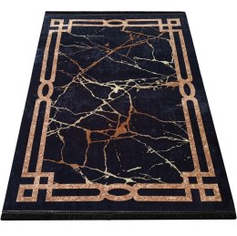 Dywan BLACK and GOLD 10 120 x 180 cm czarny