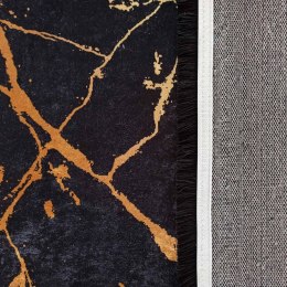 Dywan BLACK and GOLD 10 160 x 220 cm czarny