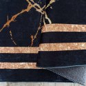 Dywan BLACK and GOLD 10 80 x 150 cm czarny