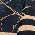 Dywan BLACK and GOLD 10 80 x 150 cm czarny