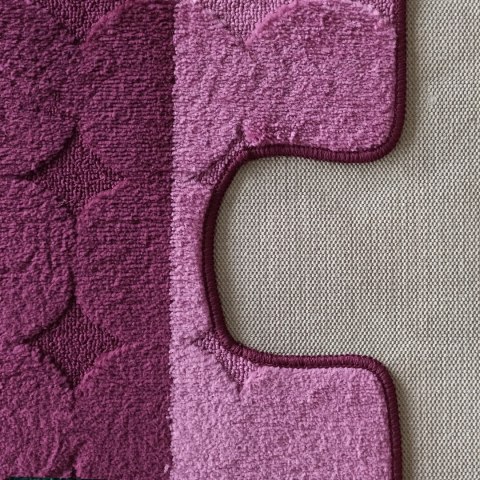 Komplet łazienkowy Montana z wycięciem Edremit XL Aubergine Komplet (50 cm x 80 cm i 40 cm x 50 cm) Komplet łazienkowy Montana z wycięciem Edremit XL Aubergine Komplet (50 cm x 80 cm i 40 cm x 50 cm)