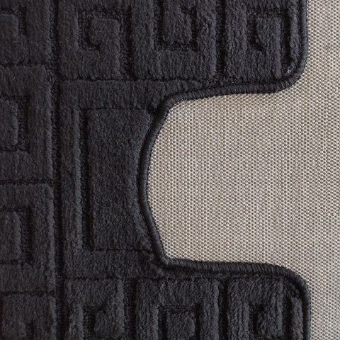 Komplet łazienkowy Montana z wycięciem Ethnic Black Komplet (50 cm x 80 cm i 40 cm x 50 cm) Komplet łazienkowy Montana z wycięciem Ethnic Black Komplet (50 cm x 80 cm i 40 cm x 50 cm)
