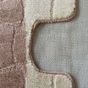Komplet łazienkowy Montana z wycięciem Sariyer Beige Komplet (50 cm x 80 cm i 40 cm x 50 cm)