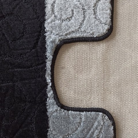 Komplet łazienkowy Montana z wycięciem Sile Black