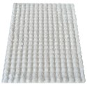 Dywan MERLIN 3D White 80 x 150 cm biały