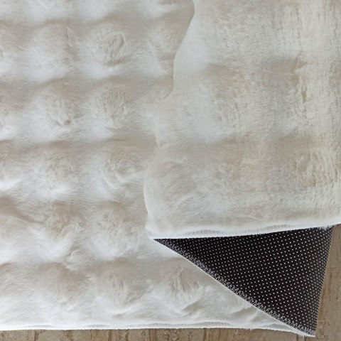 Dywan MERLIN 3D White 80 x 150 cm biały Dywan MERLIN 3D White 80 x 150 cm biały