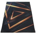 Dywan BLACK and GOLD N 03 160 x 220 cm czarny