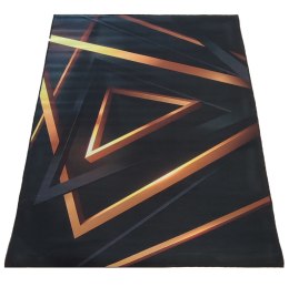 Dywan BLACK and GOLD N 03 160 x 220 cm czarny