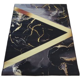 Dywan BLACK and GOLD N 12 120 x 180 cm czarny