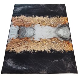 Dywan BLACK and GOLD N 13 60 x 100 cm czarny