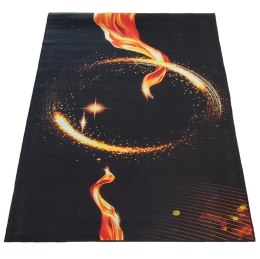 Dywan BLACK and GOLD N 15 160 x 220 cm czarny