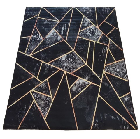 Dywan BLACK and GOLD N 16 60 x 100 cm czarny Dywan BLACK and GOLD N 16 60 x 100 cm czarny