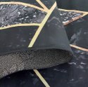 Dywan BLACK and GOLD N 16 60 x 100 cm czarny