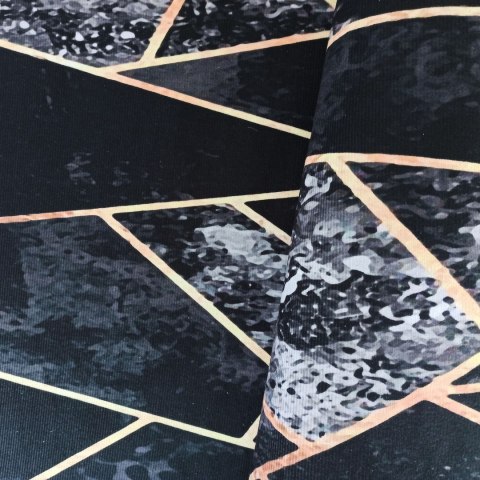 Dywan BLACK and GOLD N 16 60 x 100 cm czarny Dywan BLACK and GOLD N 16 60 x 100 cm czarny