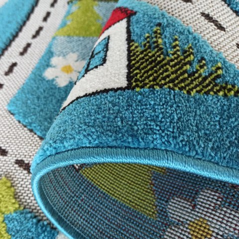 Dywan Color Kids 02 Blue 200 x 290 cm Dywan Color Kids 02 Blue 200 x 290 cm