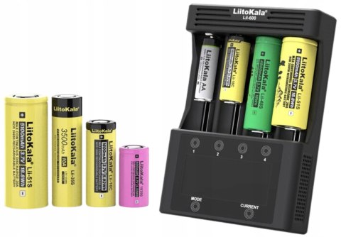 Uniwersalna ładowarka LiitoKala Lii-600 - zestaw Uniwersalna ładowarka LiitoKala Lii-600 - zestaw