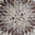 Dywan Panamero 10 Brązowe - koło brązowy 80 cm