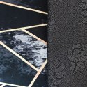 Dywan BLACK and GOLD N 16 160 x 220 cm czarny