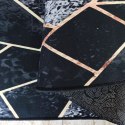 Dywan BLACK and GOLD N 16 160 x 220 cm czarny
