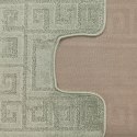 Komplet łazienkowy Montana z wycięciem Ethnic Almond Komplet (50 cm x 80 cm i 40 cm x 50 cm)