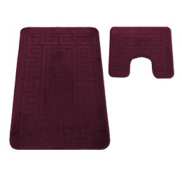 Komplet łazienkowy Montana z wycięciem Ethnic Aubergine