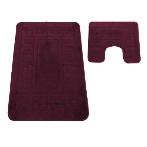 Komplet łazienkowy Montana z wycięciem Ethnic Aubergine