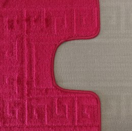 Komplet łazienkowy Montana z wycięciem Ethnic Burgundy