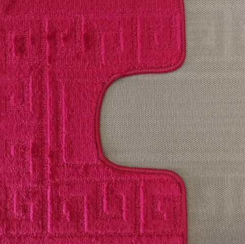 Komplet łazienkowy Montana z wycięciem Ethnic Burgundy