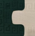 Komplet łazienkowy Montana z wycięciem Ethnic Hunter Green Komplet (50 cm x 80 cm i 40 cm x 50 cm)