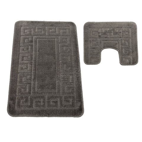 Komplet łazienkowy Montana z wycięciem Ethnic Metal Grey