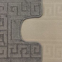 Komplet łazienkowy Montana z wycięciem Ethnic Metal Grey