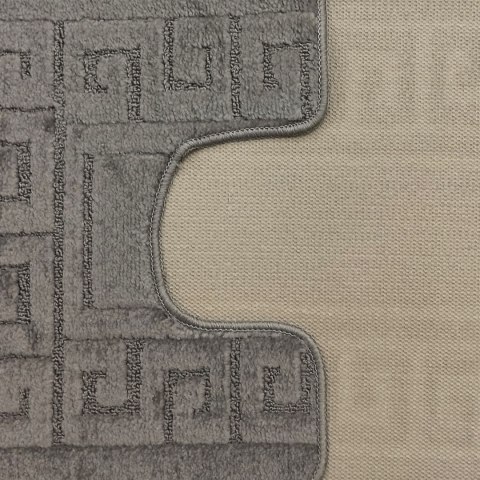 Komplet łazienkowy Montana z wycięciem Ethnic Metal Grey