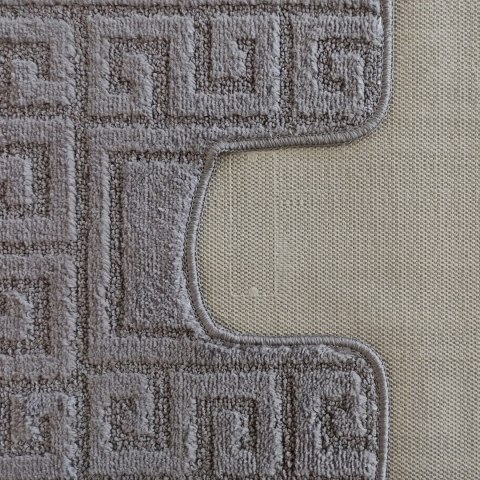 Komplet łazienkowy Montana z wycięciem Ethnic Opal Grey Komplet (50 cm x 80 cm i 40 cm x 50 cm) Komplet łazienkowy Montana z wycięciem Ethnic Opal Grey Komplet (50 cm x 80 cm i 40 cm x 50 cm)