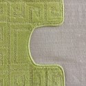 Komplet łazienkowy Montana z wycięciem Ethnic Phosphoric green Komplet (50 cm x 80 cm i 40 cm x 50 cm)