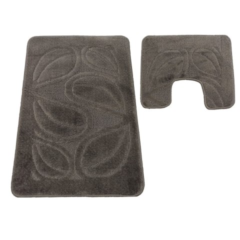 Komplet łazienkowy Montana z wycięciem Flora Metal Grey